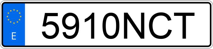 Numer rejestracyjny 5910NCT posiada VOLVO FH