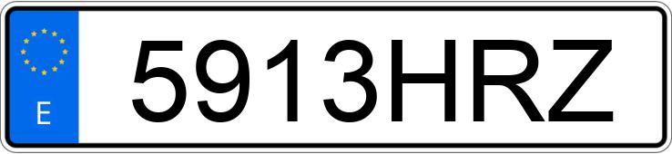 Numer rejestracyjny 5913HRZ posiada LANCIA YPSILON