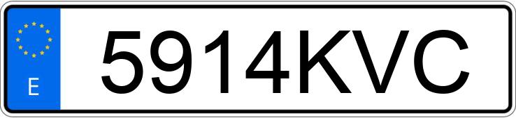 Numer rejestracyjny 5914KVC posiada SKODA KODIAQ