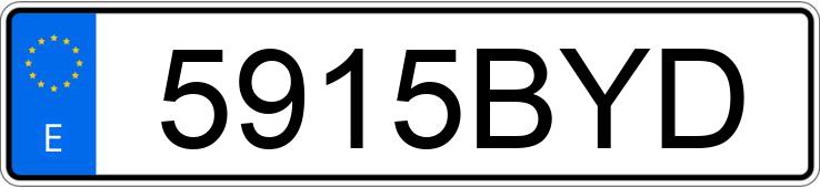 Numer rejestracyjny 5915BYD posiada FORD FIESTA Numer rejestracyjny 5915BYD posiada FORD FIESTA