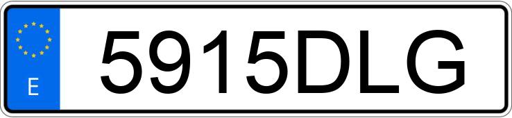 Numer rejestracyjny 5915DLG posiada FORD FIESTA