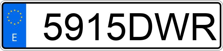 Numer rejestracyjny 5915DWR posiada FORD FOCUS Numer rejestracyjny 5915DWR posiada FORD FOCUS