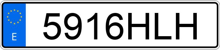 Numer rejestracyjny 5916HLH posiada VOLVO C30