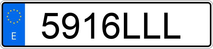 Il numero di registrazione 5916LLL ha CITROEN C3