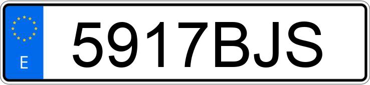 Numer rejestracyjny 5917BJS posiada FORD MONDEO