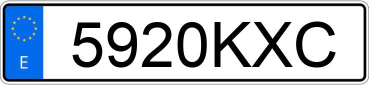 Numer rejestracyjny 5920KXC posiada HONDA X-ADV