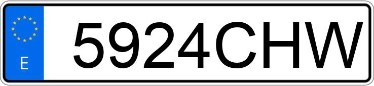 Numer rejestracyjny 5924CHW posiada OPEL VECTRA Numer rejestracyjny 5924CHW posiada OPEL VECTRA