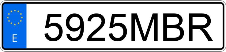 Numer rejestracyjny 5925MBR posiada PEUGEOT TRAVELLER LONG 2.0BLUEHDI 180 EAT8 ACTIVE