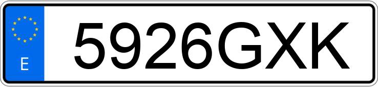 Numer rejestracyjny 5926GXK posiada AUDI Q7 Numer rejestracyjny 5926GXK posiada AUDI Q7