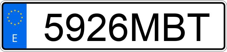 Numer rejestracyjny 5926MBT posiada RENAULT MEGANE Numer rejestracyjny 5926MBT posiada RENAULT MEGANE