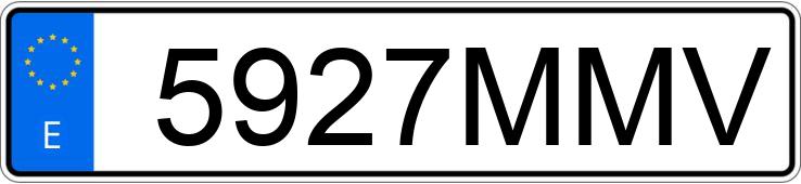 Numer rejestracyjny 5927MMV posiada SUZUKI IGNIS