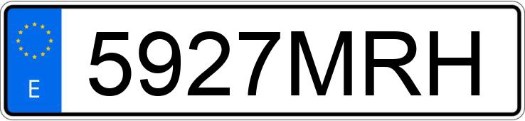 Numer rejestracyjny 5927MRH posiada TOYOTA YARIS