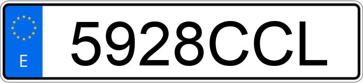 Numer rejestracyjny 5928CCL posiada BMW SERIE 3