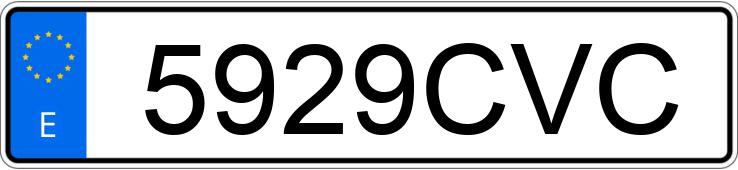 Numer rejestracyjny 5929CVC posiada VOLKSWAGEN TOUAREG