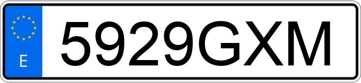 Numer rejestracyjny 5929GXM posiada RENAULT CLIO