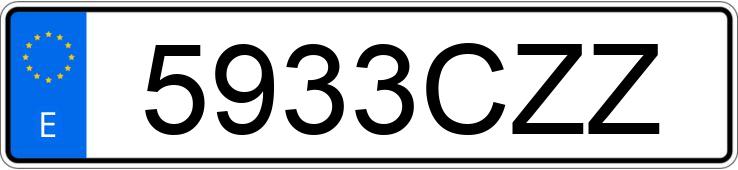 Numer rejestracyjny 5933CZZ posiada BMW SERIE 5 Numer rejestracyjny 5933CZZ posiada BMW SERIE 5