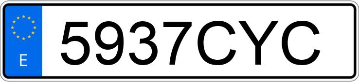 Numer rejestracyjny 5937CYC posiada BMW SERIE 3 Numer rejestracyjny 5937CYC posiada BMW SERIE 3