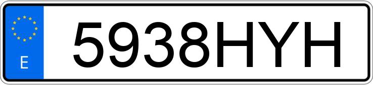 Numer rejestracyjny 5938HYH posiada YAMAHA MT 07 Numer rejestracyjny 5938HYH posiada YAMAHA MT 07