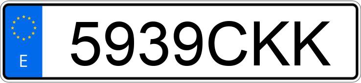 Numer rejestracyjny 5939CKK posiada BMW SERIE 5 Numer rejestracyjny 5939CKK posiada BMW SERIE 5