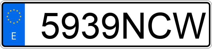 Numer rejestracyjny 5939NCW posiada TOYOTA RAV4 Numer rejestracyjny 5939NCW posiada TOYOTA RAV4