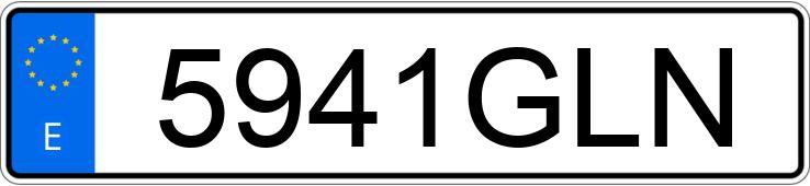 Numer rejestracyjny 5941GLN posiada BMW SERIE 3 Numer rejestracyjny 5941GLN posiada BMW SERIE 3