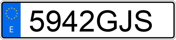 Numer rejestracyjny 5942GJS posiada KIA CEED