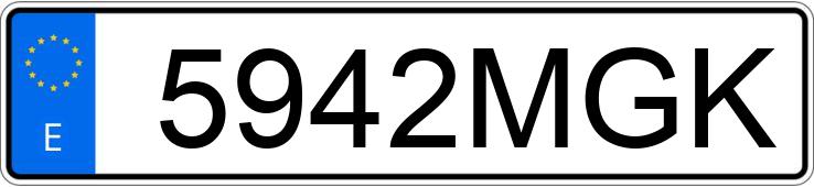 Numer rejestracyjny 5942MGK posiada BMW SERIE 4 Numer rejestracyjny 5942MGK posiada BMW SERIE 4