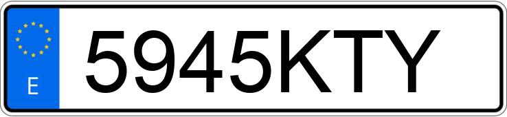 Numer rejestracyjny 5945KTY posiada PEUGEOT RIFTER Numer rejestracyjny 5945KTY posiada PEUGEOT RIFTER