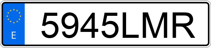 Numer rejestracyjny 5945LMR posiada BMW SERIE 3