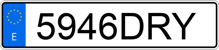 Numer rejestracyjny 5946DRY posiada SEAT LEON