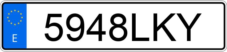 Numer rejestracyjny 5948LKY posiada VOLKSWAGEN POLO Numer rejestracyjny 5948LKY posiada VOLKSWAGEN POLO