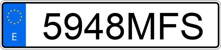 Numer rejestracyjny 5948MFS posiada TOYOTA C-HR