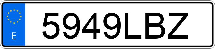 Numer rejestracyjny 5949LBZ posiada VOLKSWAGEN POLO Numer rejestracyjny 5949LBZ posiada VOLKSWAGEN POLO