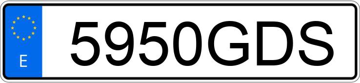 Numer rejestracyjny 5950GDS posiada AUDI A6 Numer rejestracyjny 5950GDS posiada AUDI A6