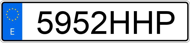 Numer rejestracyjny 5952HHP posiada LAND ROVER RANGE ROVER EVOQUE Numer rejestracyjny 5952HHP posiada LAND ROVER RANGE ROVER EVOQUE