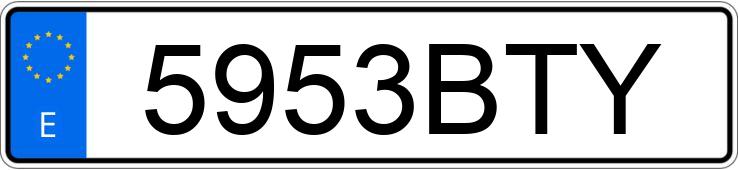 Numer rejestracyjny 5953BTY posiada AUDI A4 Numer rejestracyjny 5953BTY posiada AUDI A4