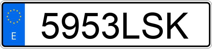 Numer rejestracyjny 5953LSK posiada CUPRA FORMENTOR