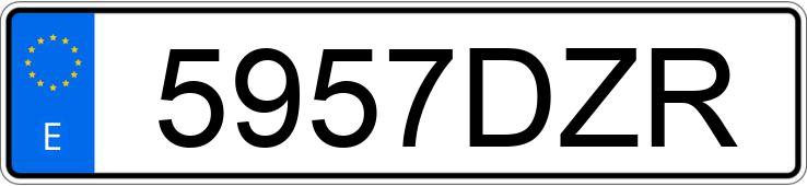 Numer rejestracyjny 5957DZR posiada CHEVROLET-GM LACETTI