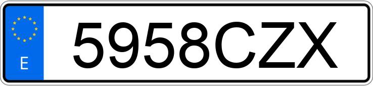 Numer rejestracyjny 5958CZX posiada OPEL CORSA Numer rejestracyjny 5958CZX posiada OPEL CORSA