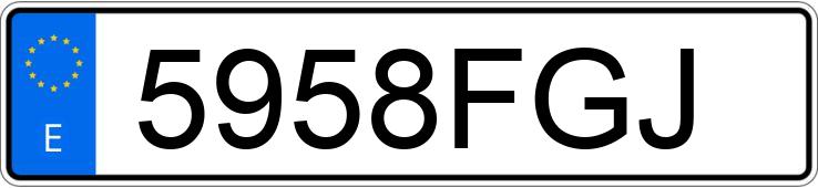 Numer rejestracyjny 5958FGJ posiada RENAULT LAGUNA Numer rejestracyjny 5958FGJ posiada RENAULT LAGUNA