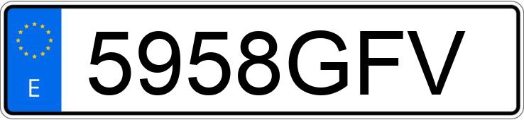 Numer rejestracyjny 5958GFV posiada RENAULT MEGANE Numer rejestracyjny 5958GFV posiada RENAULT MEGANE