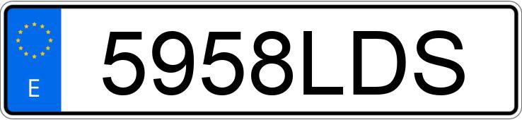 Numer rejestracyjny 5958LDS posiada KIA RIO