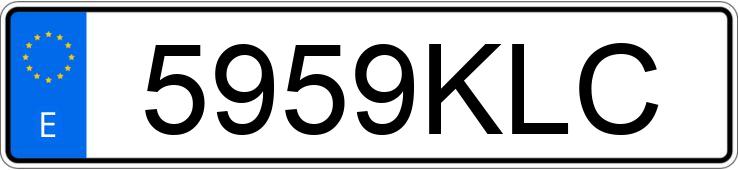 Numer rejestracyjny 5959KLC posiada MITSUBISHI ASX