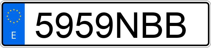 Numer rejestracyjny 5959NBB posiada KIA STONIC