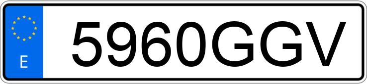 Numer rejestracyjny 5960GGV posiada CITROEN C4