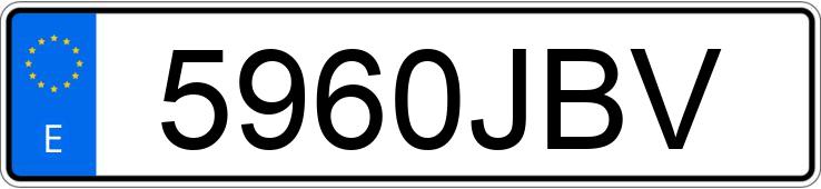 Numer rejestracyjny 5960JBV posiada MERCEDES CLA (117)