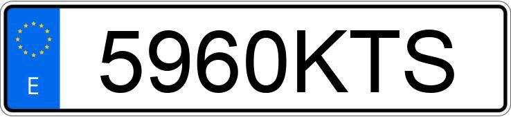 Numer rejestracyjny 5960KTS posiada PEUGEOT 2008