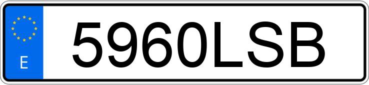 Registreringsnummer5960LSB har MERCEDES A (177)