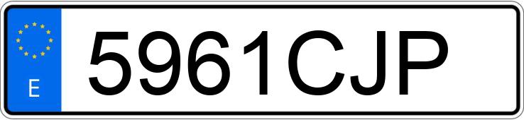 Numer rejestracyjny 5961CJP posiada VOLKSWAGEN GOLF Numer rejestracyjny 5961CJP posiada VOLKSWAGEN GOLF