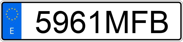 Numer rejestracyjny 5961MFB posiada NISSAN QASHQAI